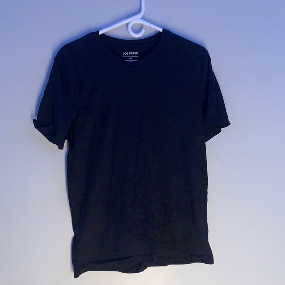Women’s Plain Black Short Sleeve T-shirt - Picture 1 of 2